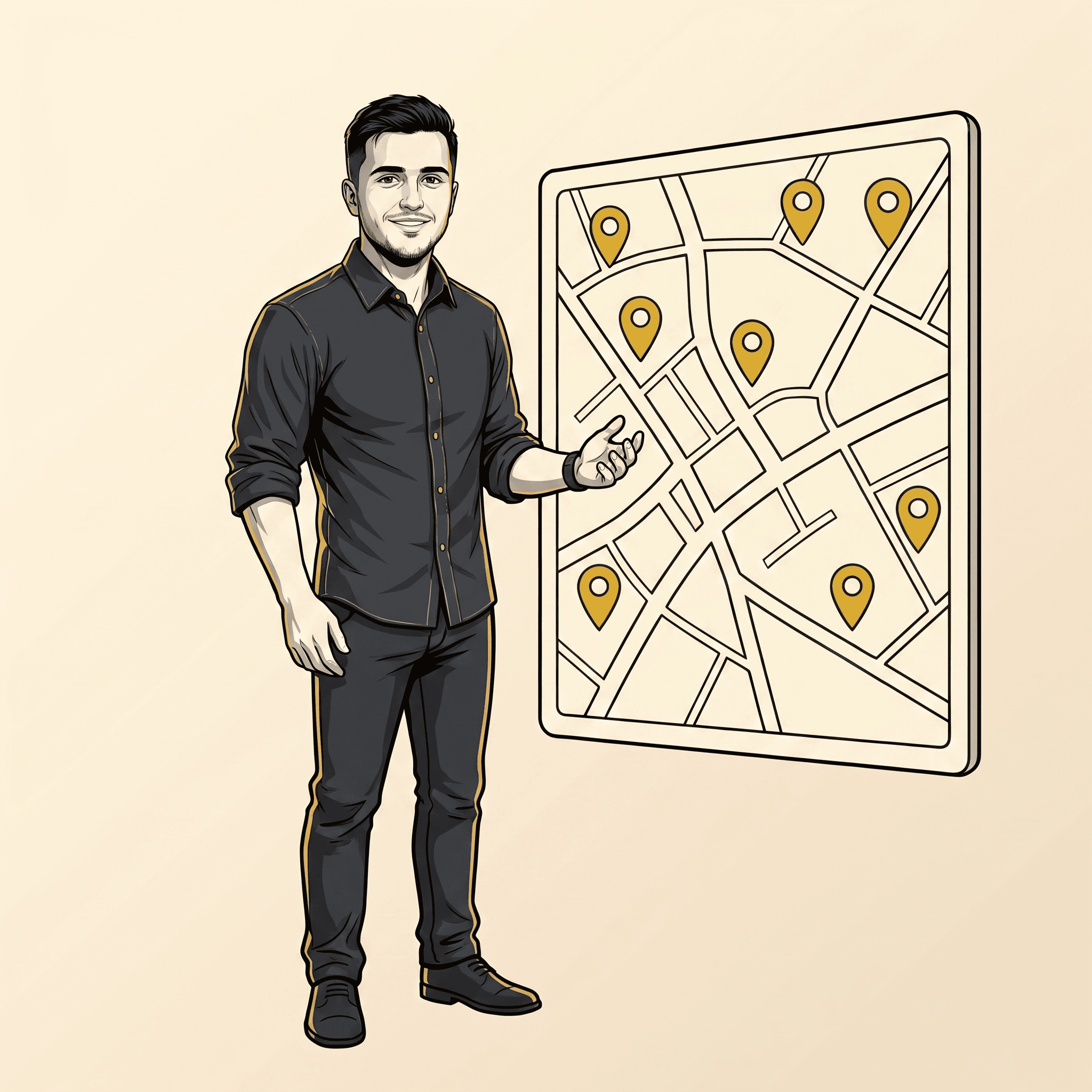 Illustration: Digitale Standorte